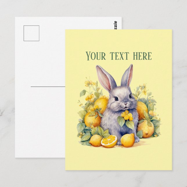 Postal Limon fresco lindo personalizable  (Anverso / Reverso)