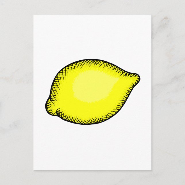 Postal Limón gigante (Anverso)