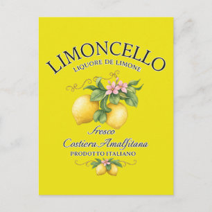 Postal Limoncello Italia Costa de Amalfi