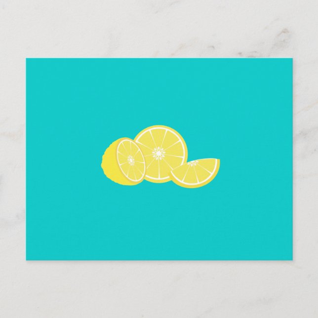Postal limones (Anverso)