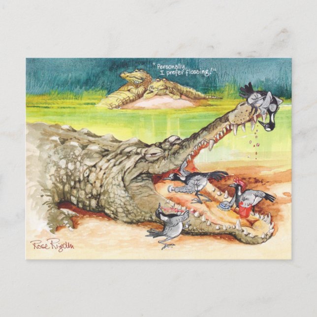 Postal Limpiar dientes (Anverso)