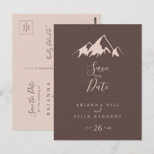 Postal Limpiar el país de las montañas para salvar la fec