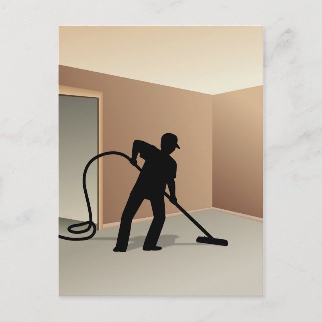 Postal Limpieza de alfombras (Anverso)
