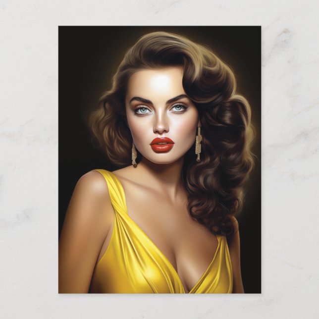 Postal Lina - ¡Super Modelo Latina! (Anverso)