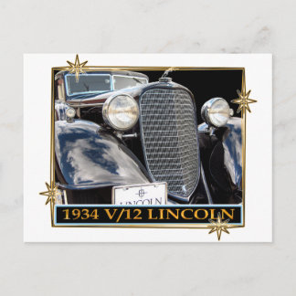 POSTAL LINCOLN 1934 V-12