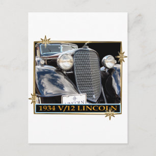 POSTAL LINCOLN 1934 V-12