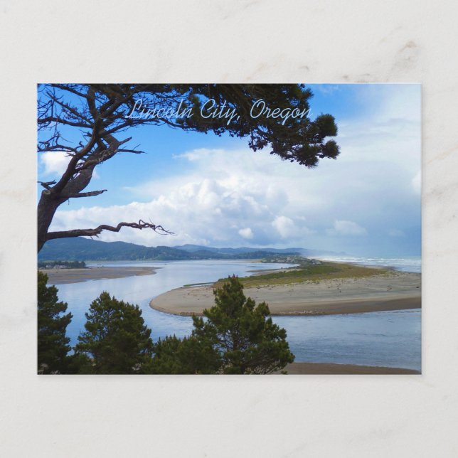 Postal Lincoln City, Oregón (Anverso)
