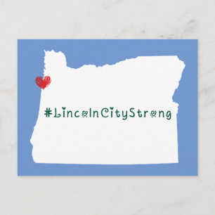 Postal Lincoln City Strong Heart White