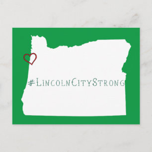 Postal Lincoln City Strong Rope Heart White
