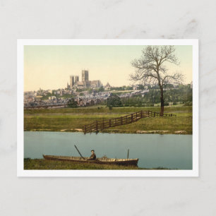 Postal Lincoln City View, Lincolnshire, Inglaterra