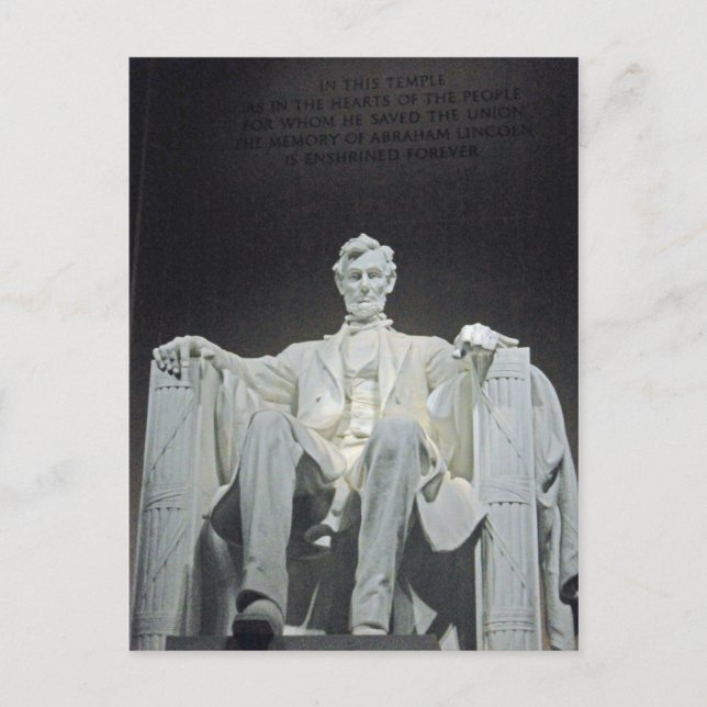 Postal Lincoln Memorial Washington DC 2001 (Anverso)