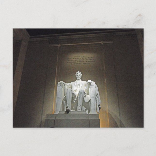 Postal Lincoln Memorial Washington DC 2002 (Anverso)