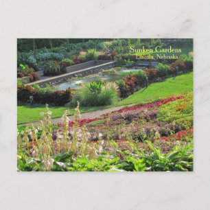 Postal Lincoln, Nebraska Sunken Gardens #223