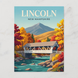 Postal Lincoln Nuevo Hampshire