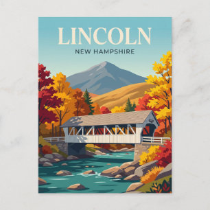 Postal Lincoln Nuevo Hampshire