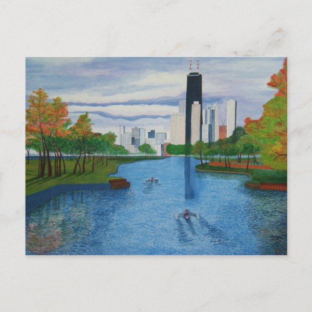 Postal "Lincoln Park - Chicago" (Anverso)