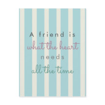 linda cita de amistad franjas azules inspiradoras