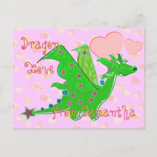 Postal linda de los niños de los corazones del