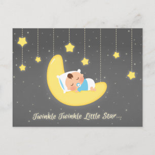 Postal Linda Estrellita que Brilla y Brilla para Bebé Rec