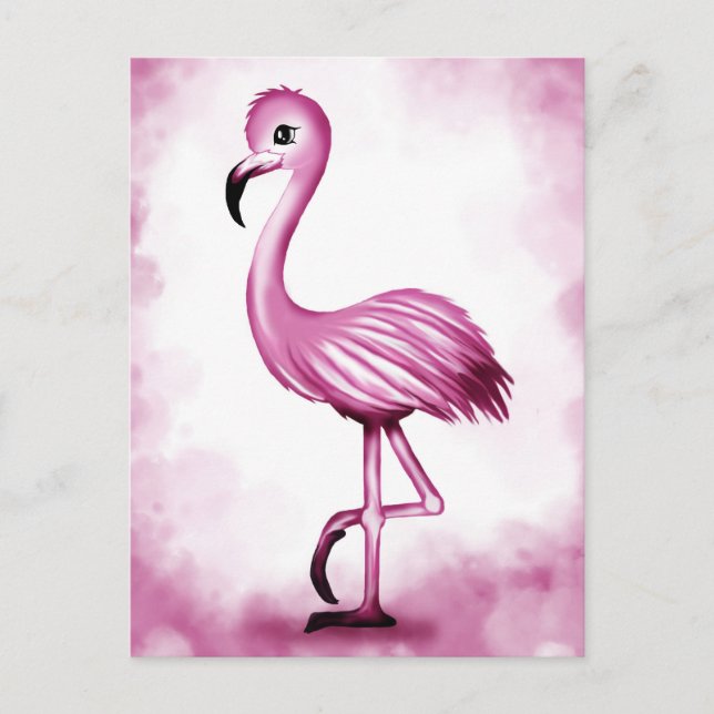Postal lindo Falmingo (Anverso)