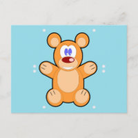lindo oso de peluche azul