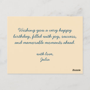 Postal Lindo patrón inspirado en fuegos artificiales - Ta