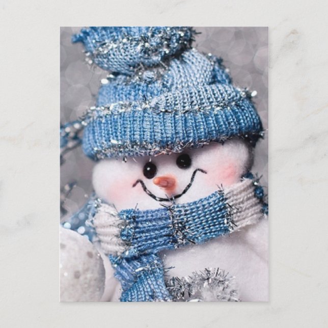 Postal lindo Snowman (Anverso)