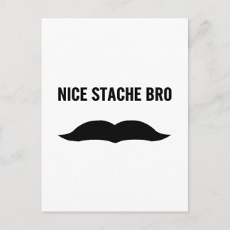 Postal Lindo Stache Bro