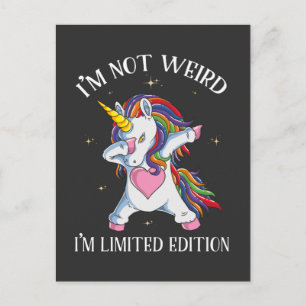 Postal Lindo Unicornio con Dab Limited Edition Hija