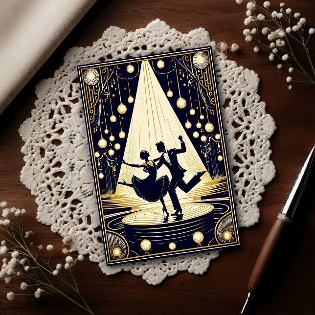 Postal Lindy Hop Dance Hall Vintage (Subido por el creador)