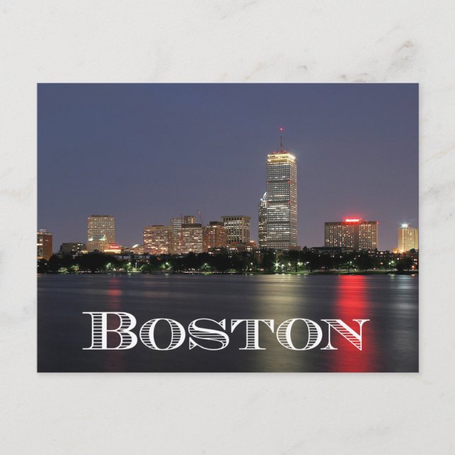 Postal Línea aérea de Boston Massachusetts - Estados Unid (Anverso)
