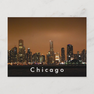Postal Línea aérea de Chicago en el muelle naval