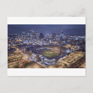 Postal Línea aérea de Denver City y sus colores funcionan
