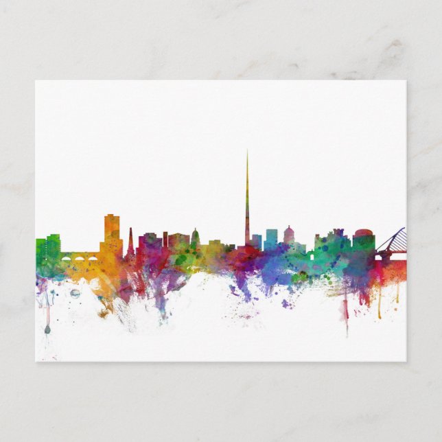 Postal Línea aérea de Dublin Ireland (Anverso)