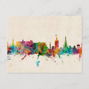 Postal Línea aérea de Edimburgo Escocia