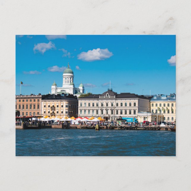 Postal Línea aérea de Helsinki (Anverso)