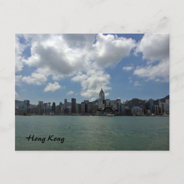 Postal Línea aérea de Hong Kong (Anverso)