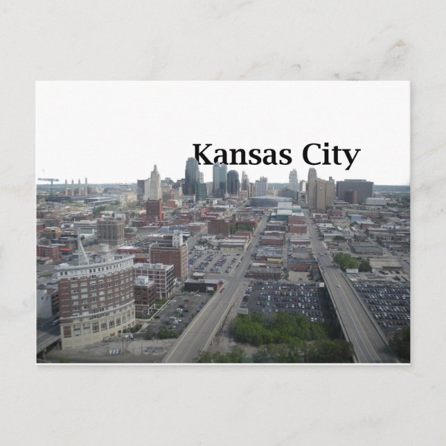 Postal Línea aérea de Kansas City con la ciudad de Kansas (Anverso)