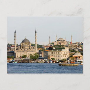 Postal Línea aérea de la ciudad de Estambul