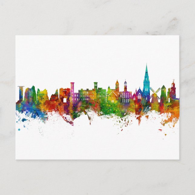 Postal Línea aérea de la isla de Inglaterra (Anverso)