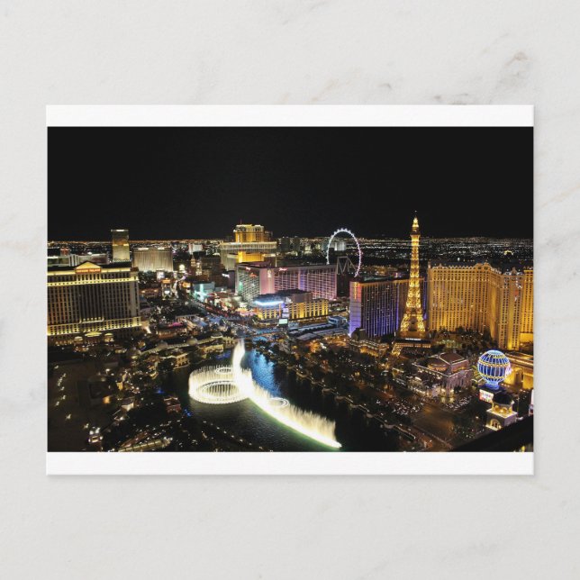 Postal Línea aérea de Las Vegas (Anverso)