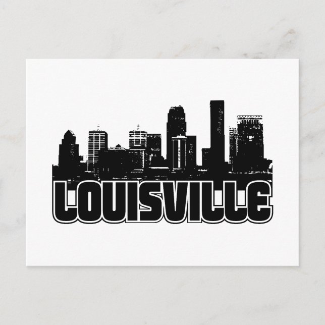 Postal Línea aérea de Louisville (Anverso)