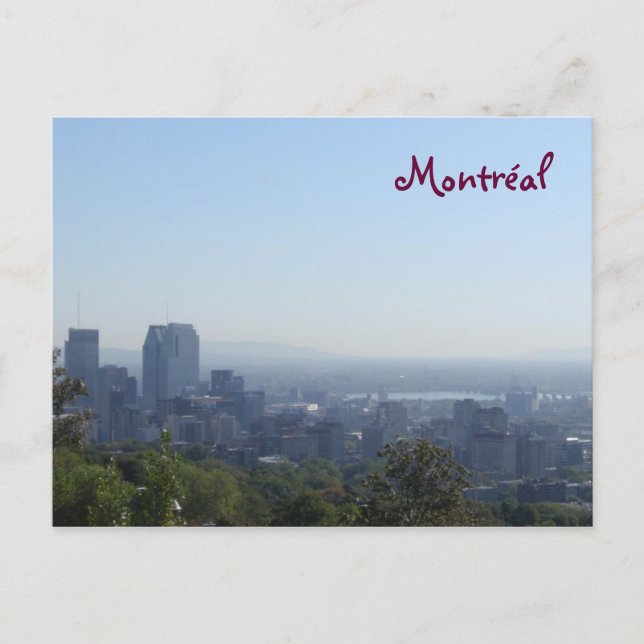 Postal Línea aérea de Montréal (Anverso)