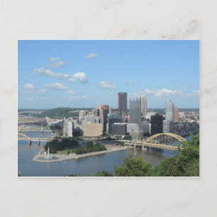 Postal Línea aérea del centro de Pittsburgh