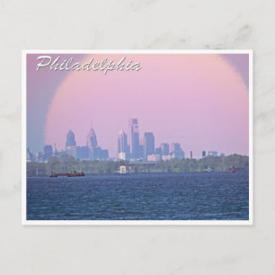 Postal Línea Aérea Filadelfia Del Condado De Bucks