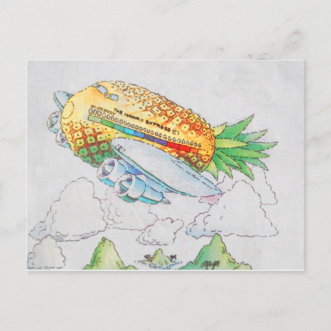 Postal Línea Aérea Hawaii Express (Anverso)