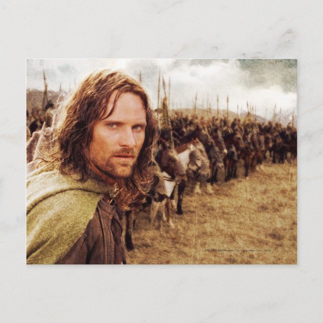 Postal Línea Aragorn Plus de Caballos (Anverso)