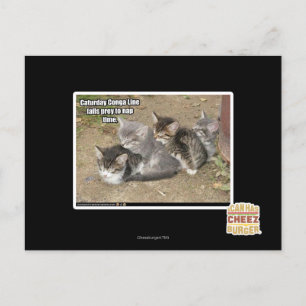 Postal Línea Caturday Conga