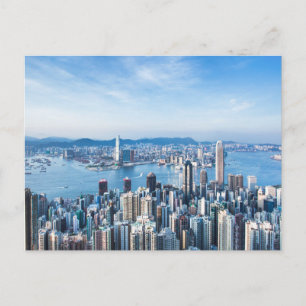 Postal Línea costera   Tsim Sha Tsu, isla de Hong Kong, A