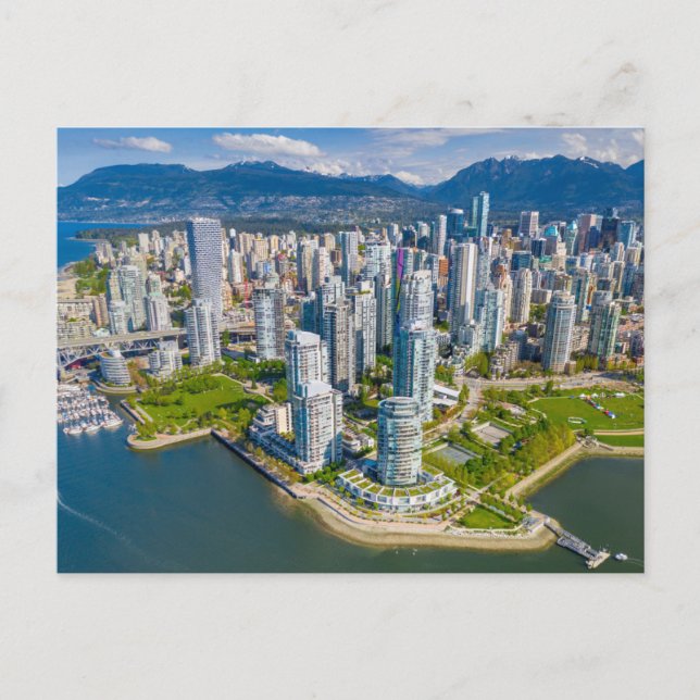 Postal Línea costera | Vancouver, Columbia Británica, Can (Anverso)